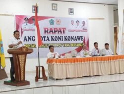 Ketua DPRD Konawe Dukung Penuh KONI Konawe pada Pekan Olahraga Porprov Sultra